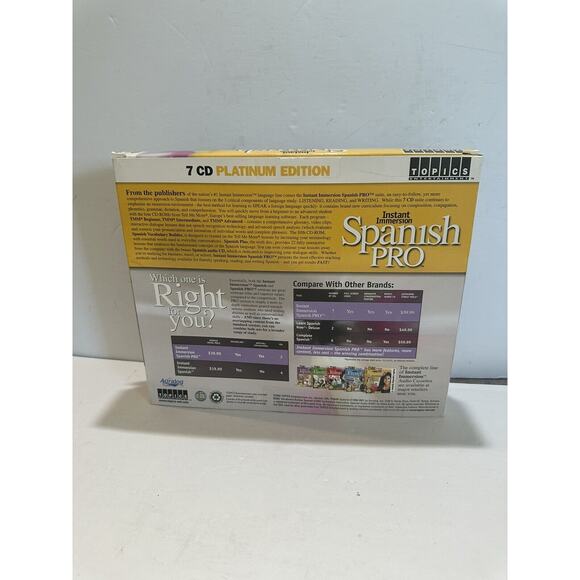 Euro Method Instant Immersion Spanish Language Course Deluxe Edition 7 CD Set - Picture 7 of 10